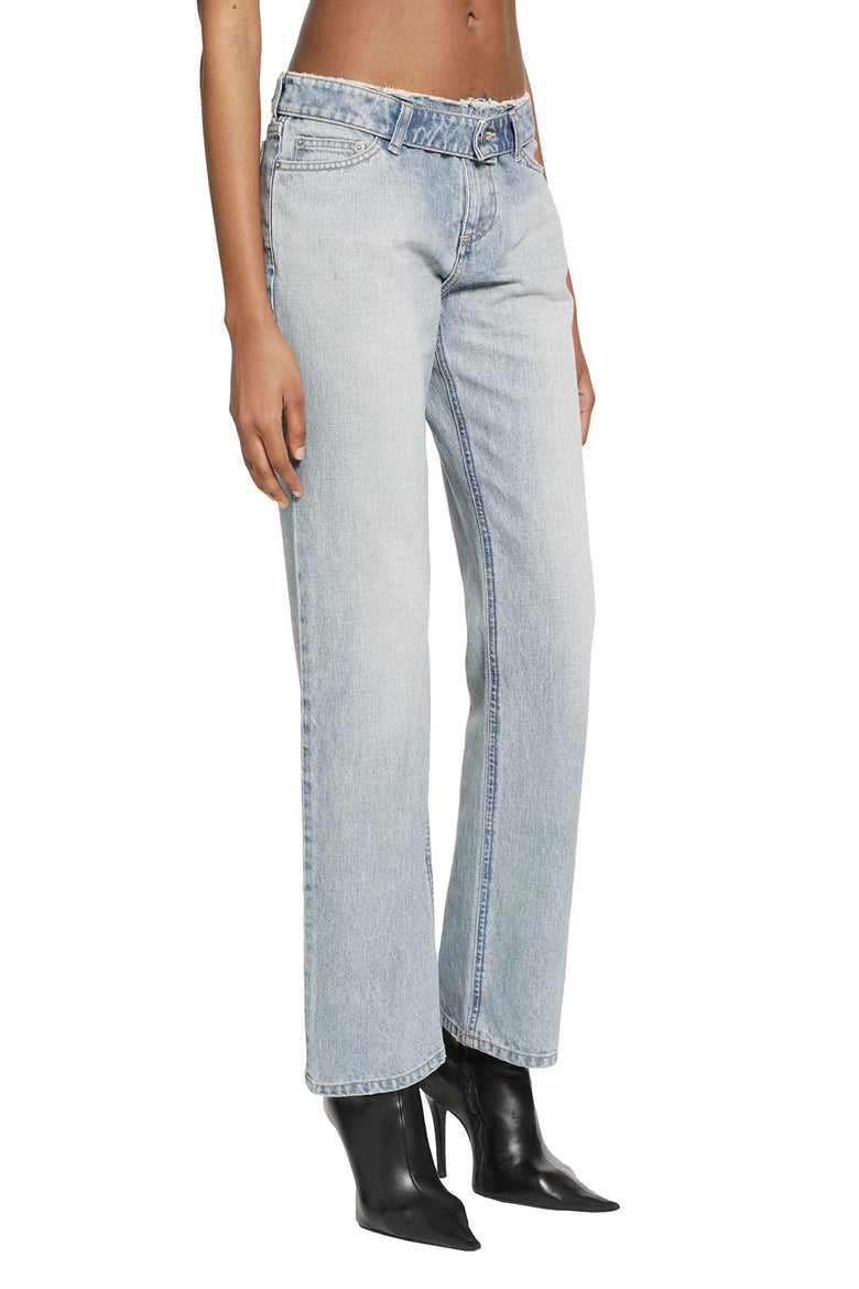 
              MCQUEEN Deconstructed Waist Jeans woman
            