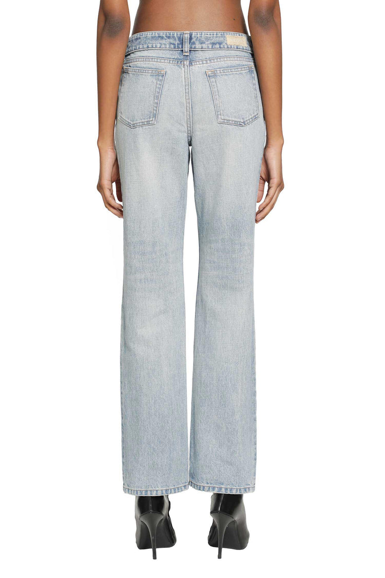 MCQUEEN Deconstructed Waist Jeans woman