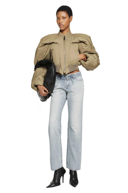 Deconstructed Waist Jeans