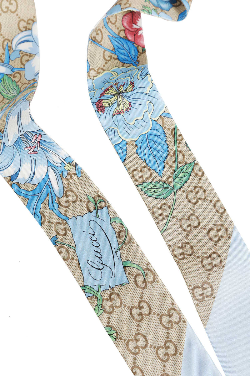 GUCCI GG Flora Silk Ribbon woman