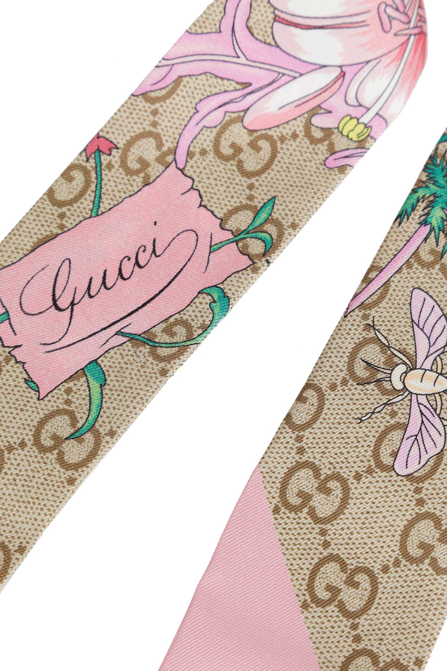 GUCCI GG Flora Silk Scarf woman