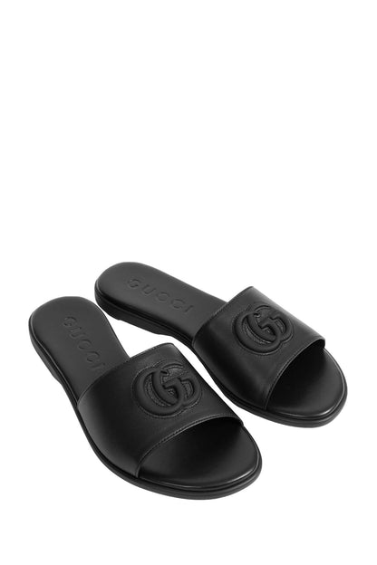 Double G Leather sandals