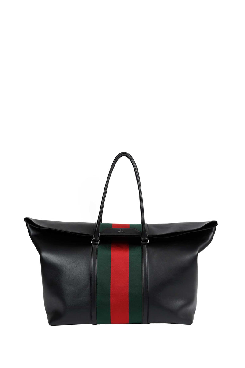 GUCCI Mega Web Trademark Medium Duffle Bag man