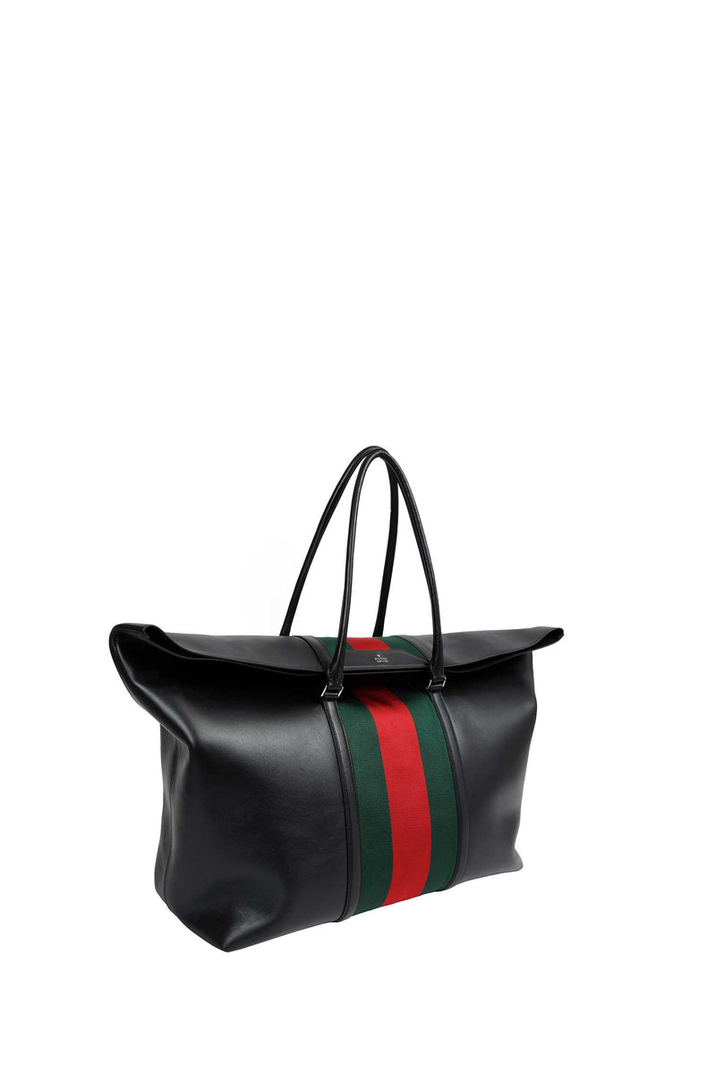 GUCCI Mega Web Trademark Medium Duffle Bag man