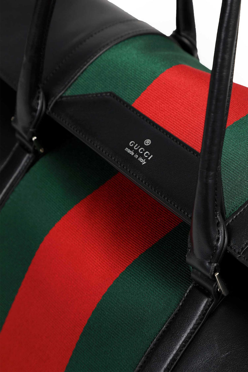 GUCCI Mega Web Trademark Medium Duffle Bag man