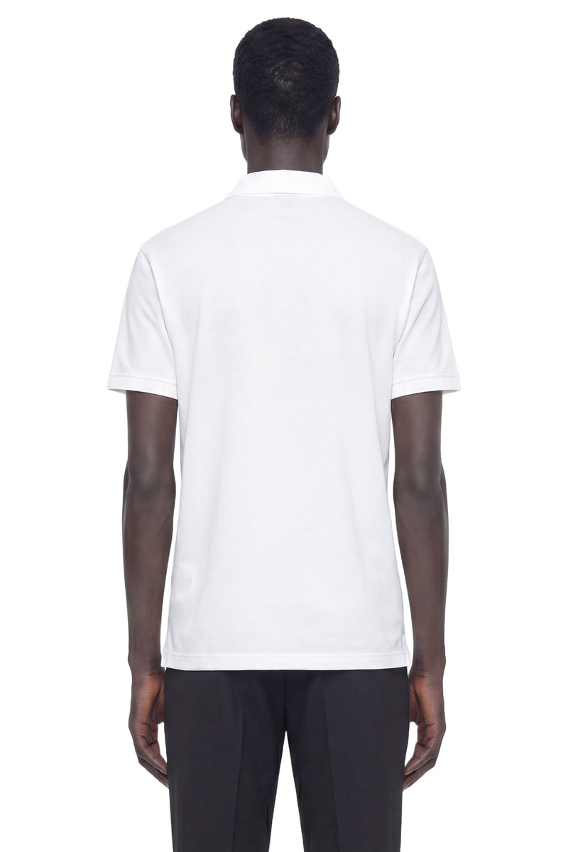 GUCCI Cotton Jersey Polo with Web man
