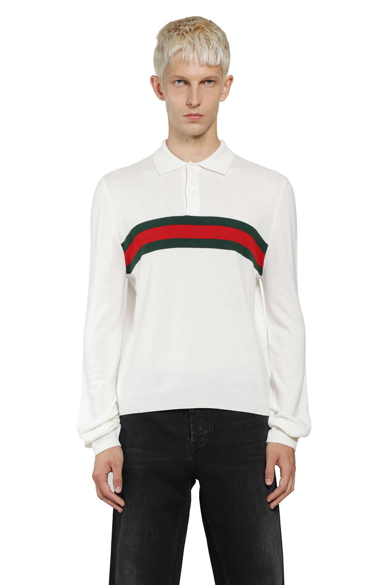 
              GUCCI Polo Shirt With Web man
            