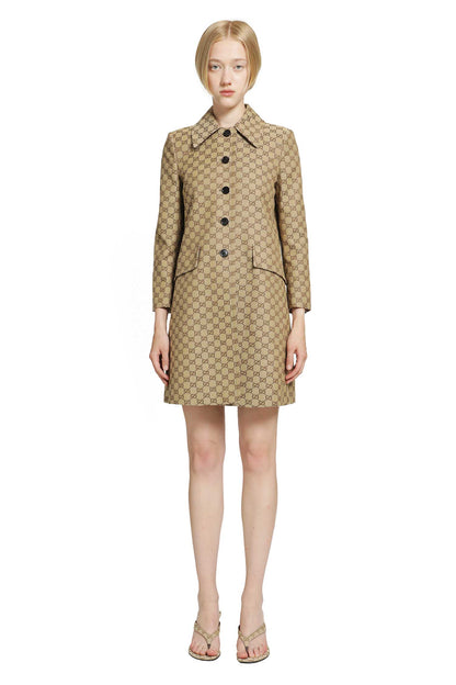 GG Cotton Canvas Coat