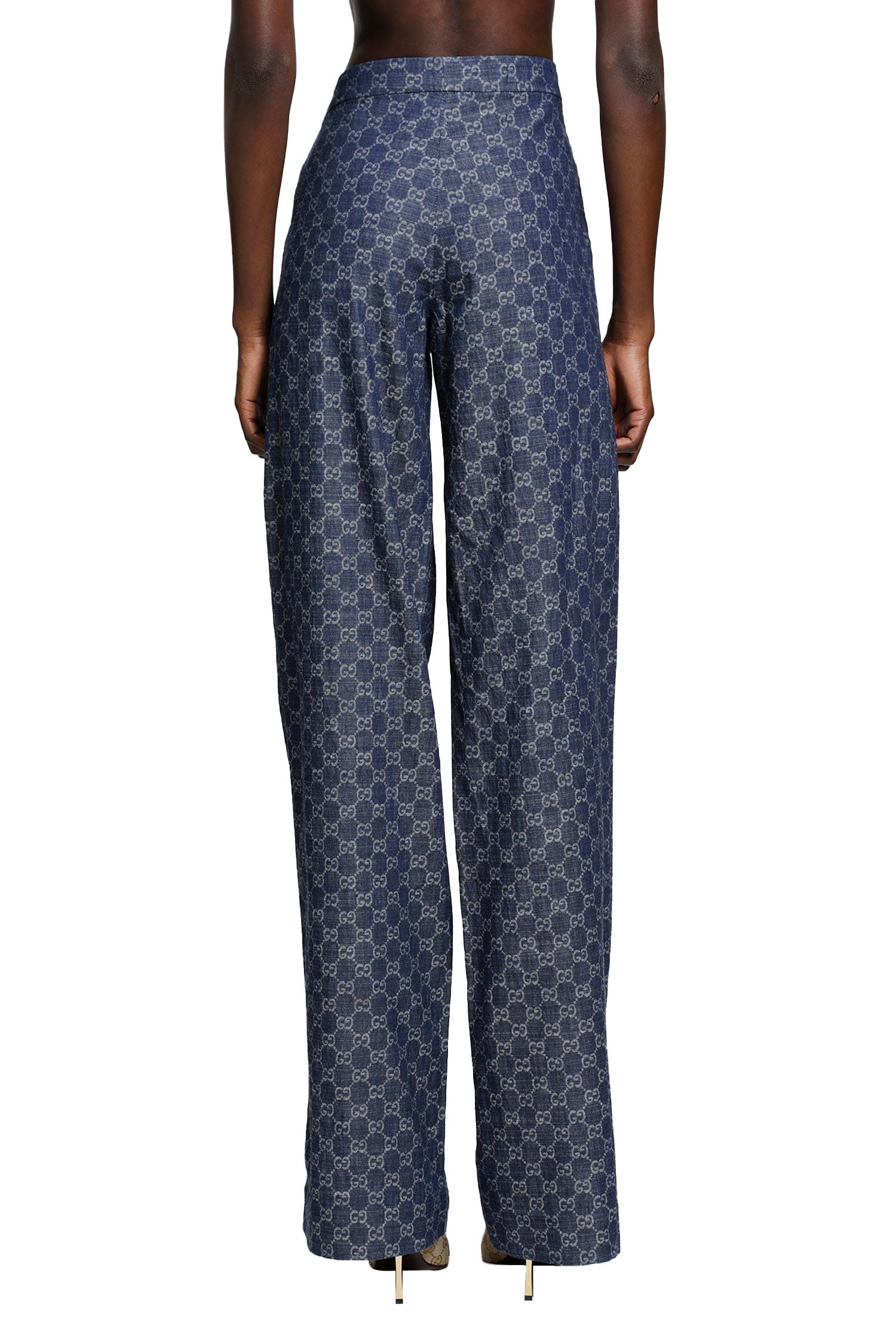 Flared GG Denim Tailored Jeans