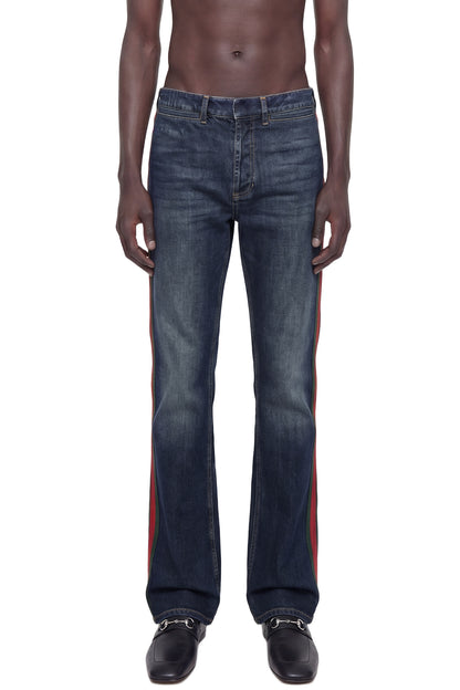 Flared 5 Pocket Jeans with Web