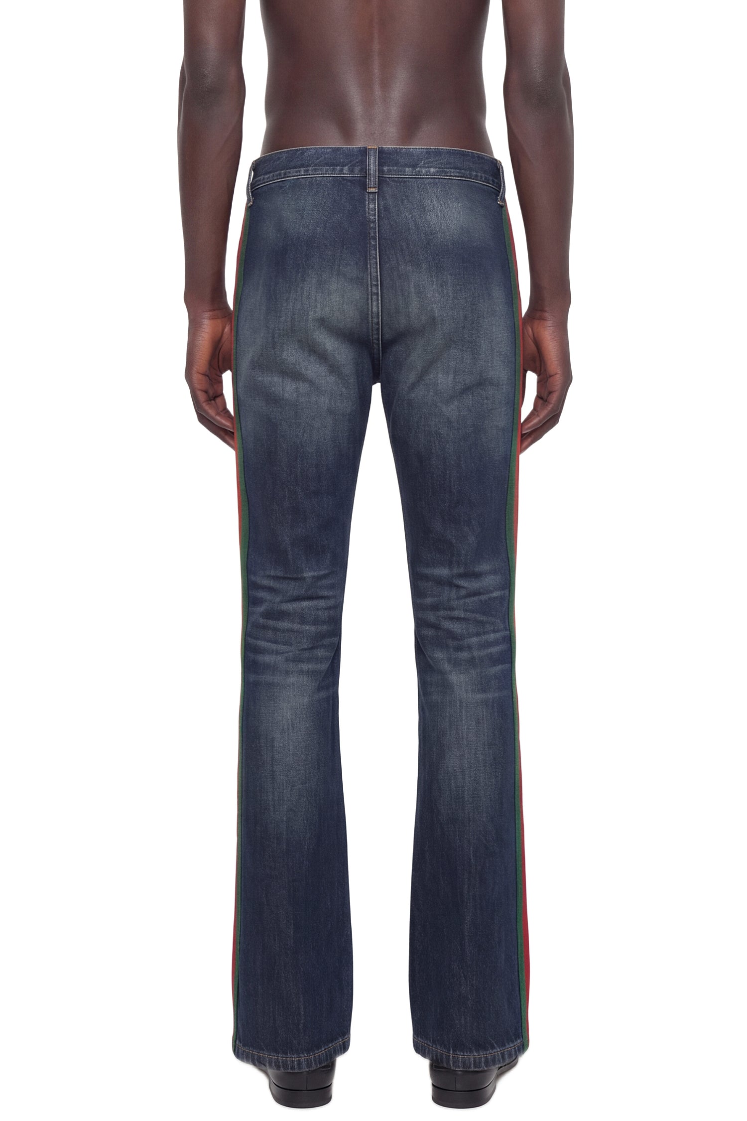 Flared 5 Pocket Jeans with Web