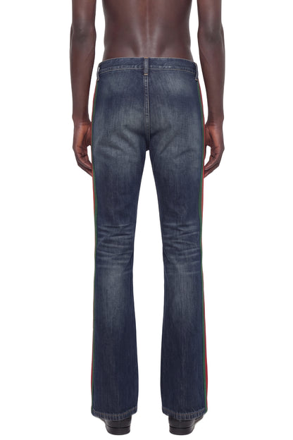Flared 5 Pocket Jeans with Web
