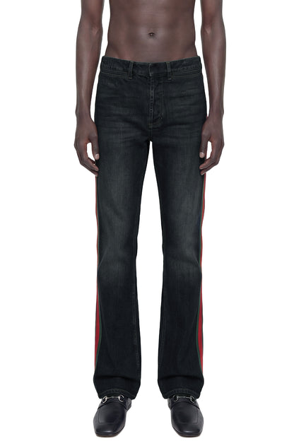 Flared 5 Pocket Jeans with Web