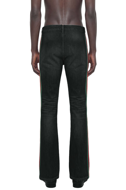 Flared 5 Pocket Jeans with Web