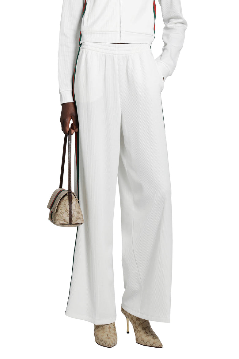 GUCCI Cotton Rib Jersey Sweatpants woman