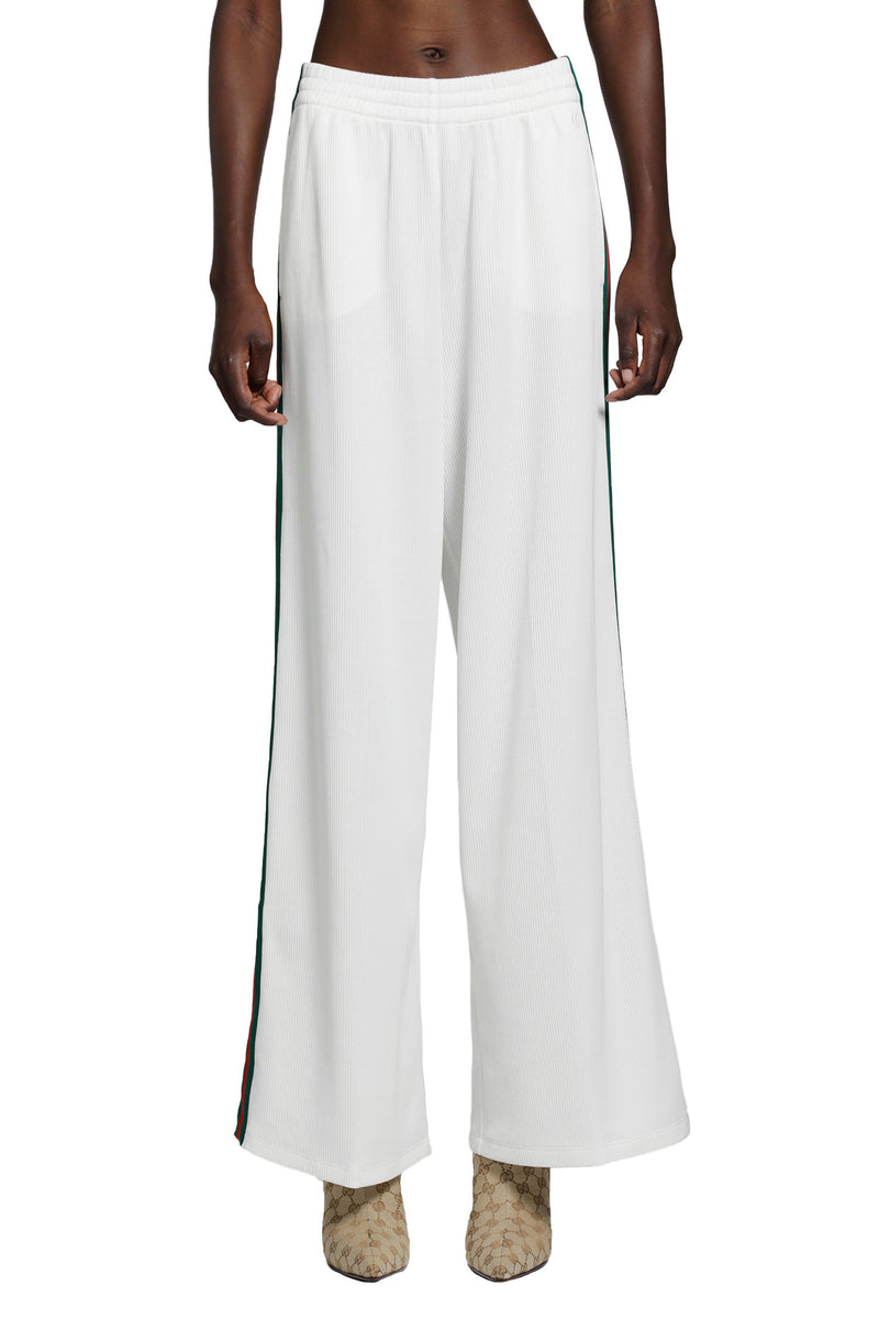 GUCCI Cotton Rib Jersey Sweatpants woman