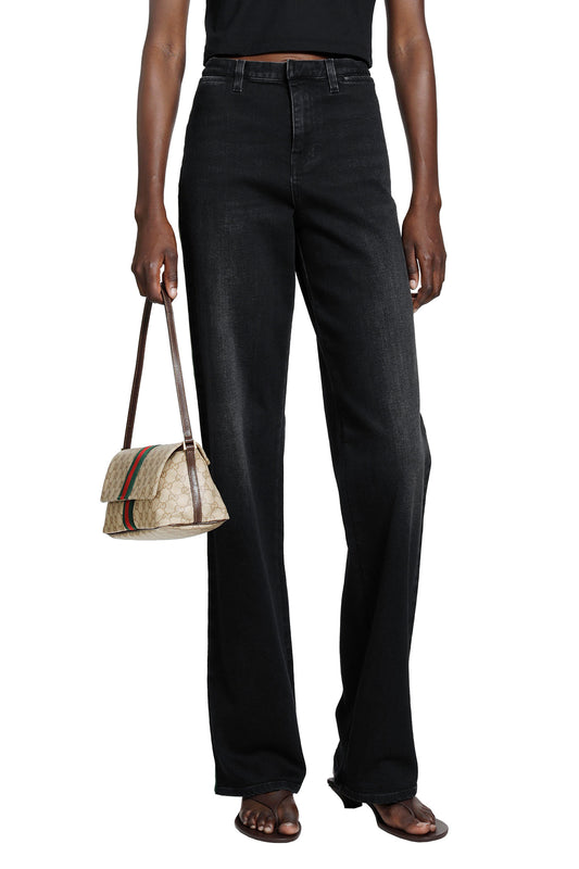 Washed Denim Tailored Jeans