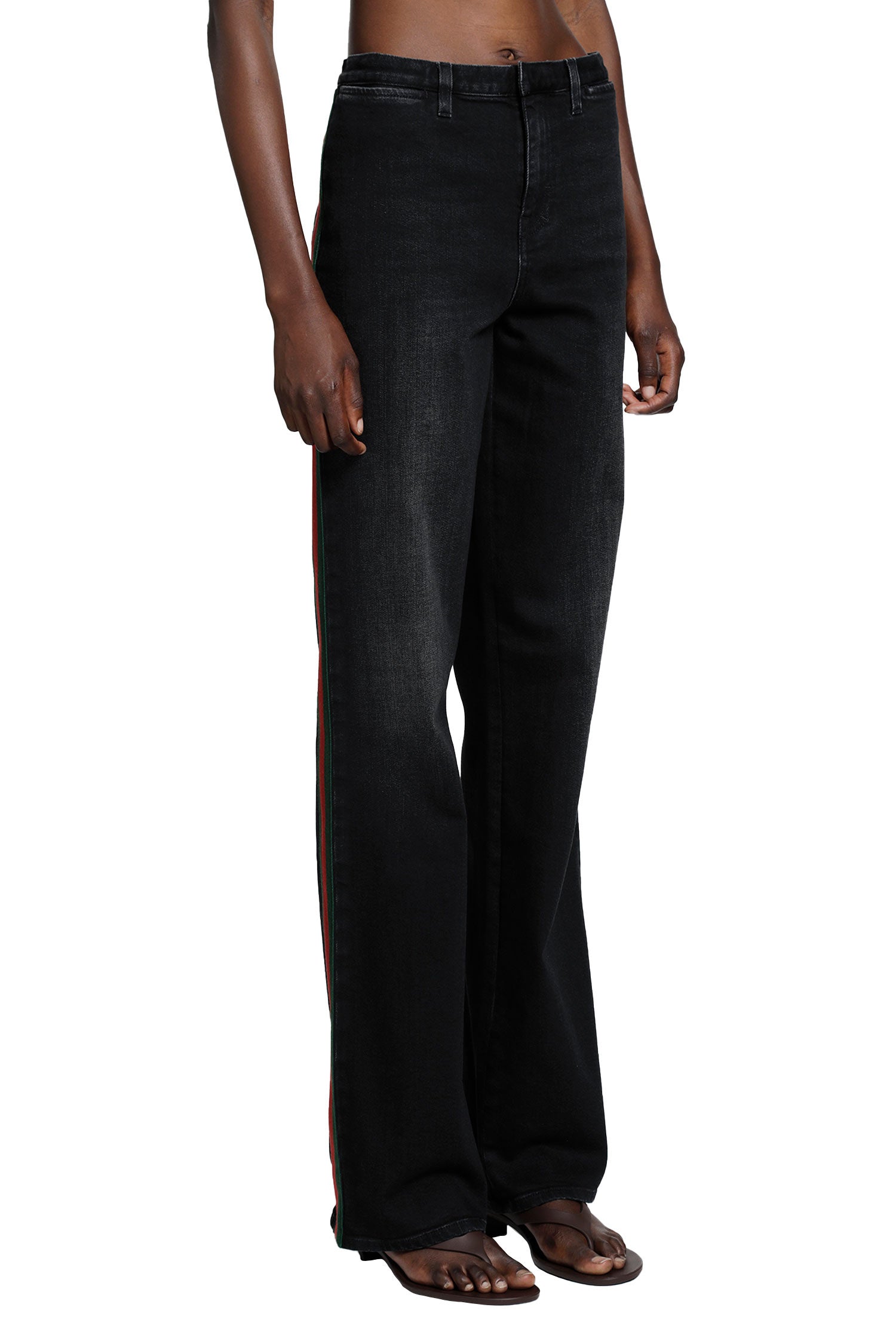 Washed Denim Tailored Jeans