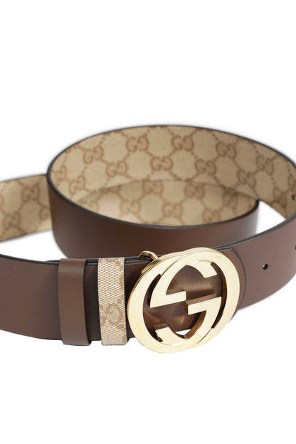 Reversible Belt With Interlocking G Buckle