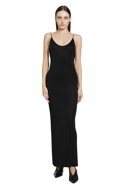 Knit Cassandre Chain Backless Dress