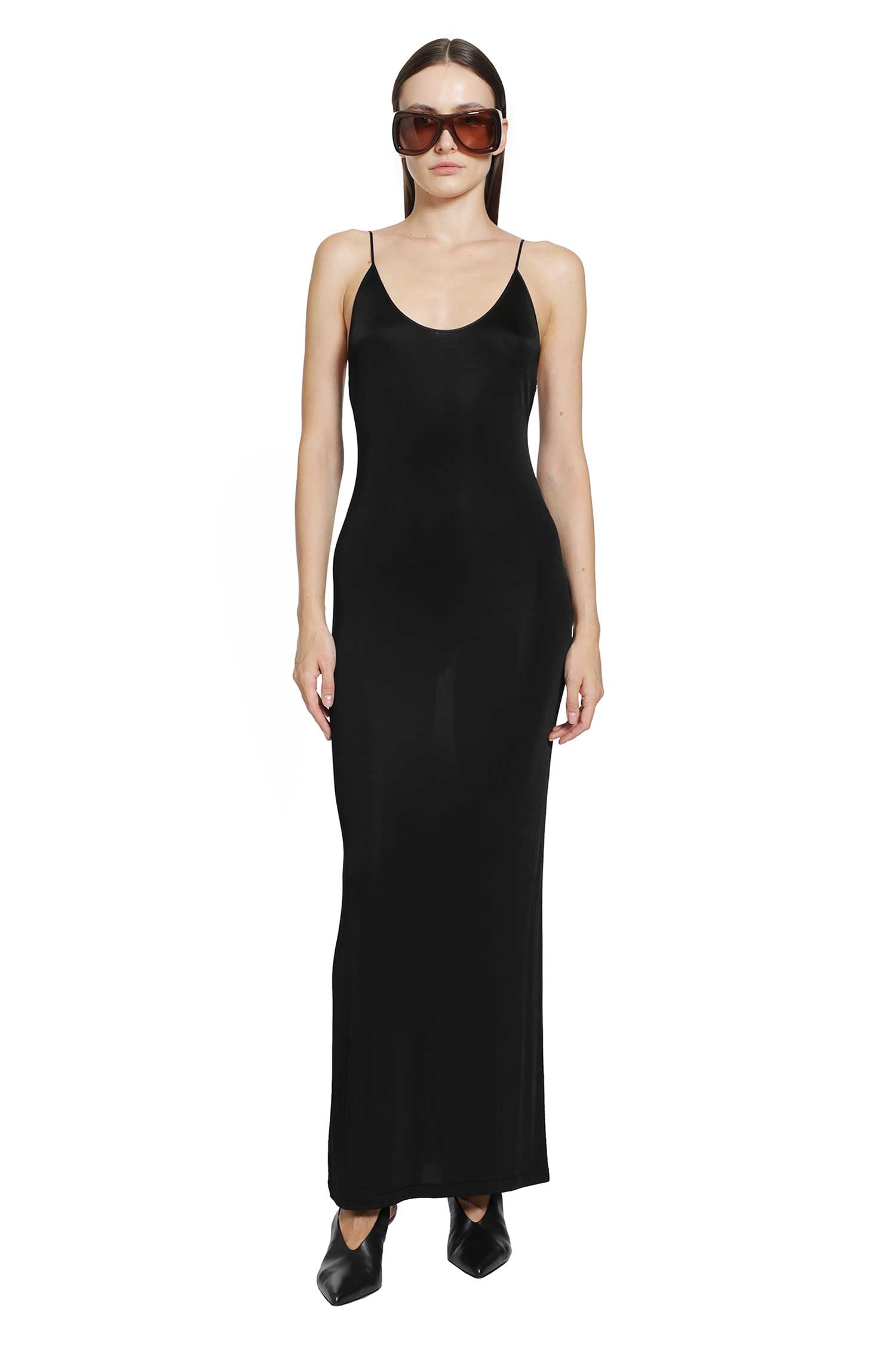 Knit Cassandre Chain Backless Dress