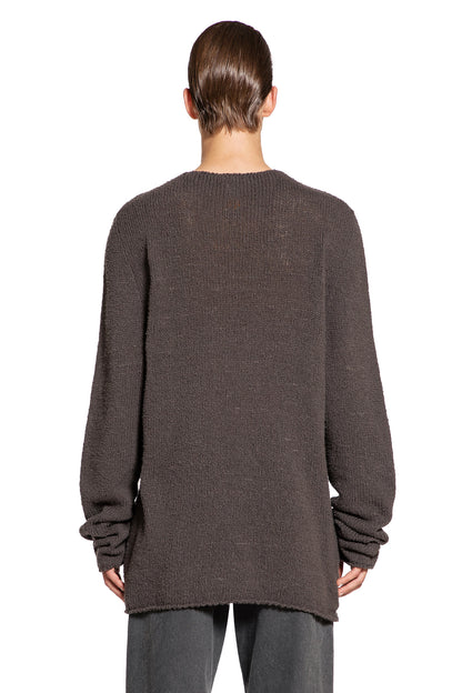 THE ROW MAN GREY KNITWEAR