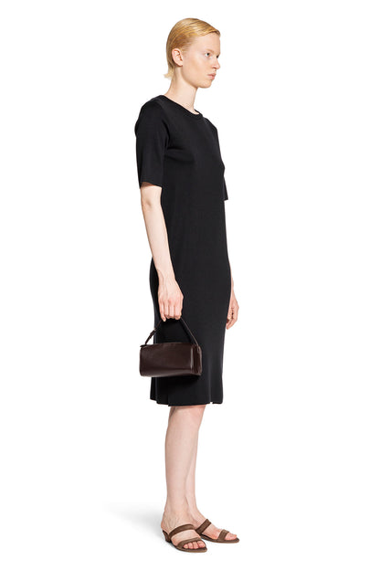 THE ROW WOMAN BLACK DRESSES