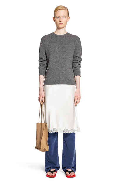 THE ROW WOMAN GREY KNITWEAR