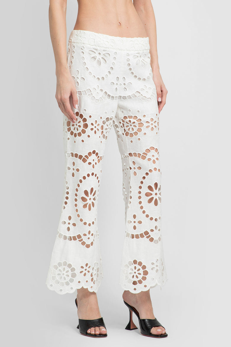 ZIMMERMANN WOMAN WHITE TROUSERS