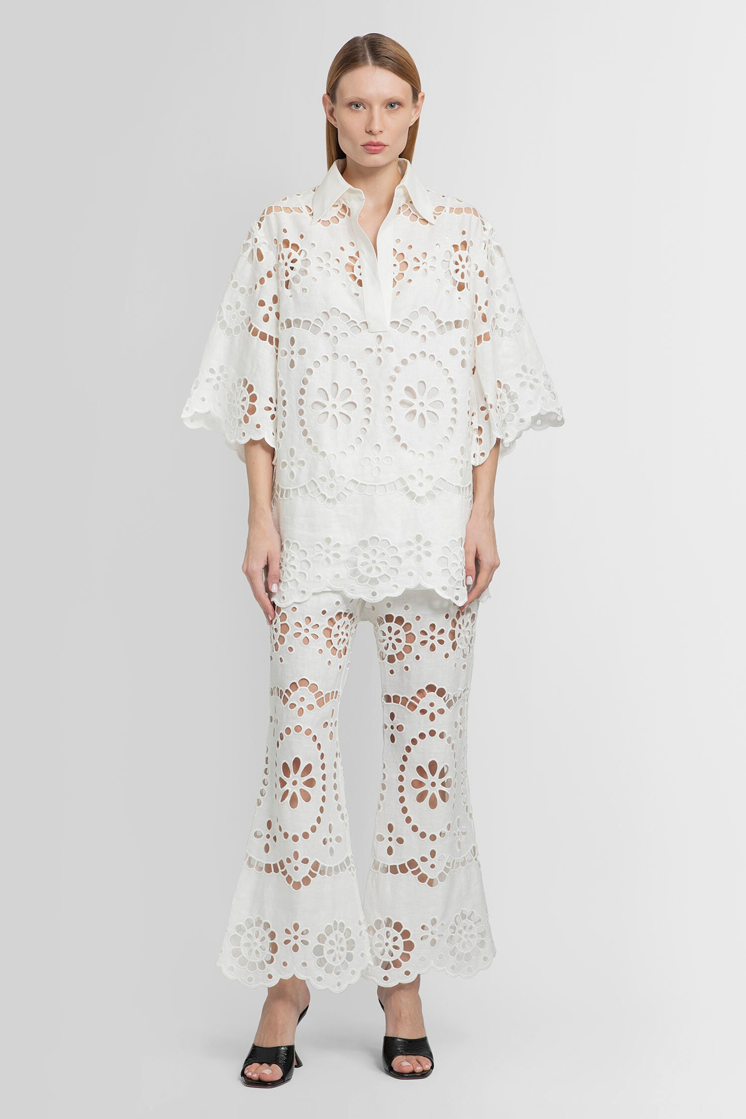 ZIMMERMANN WOMAN WHITE TROUSERS