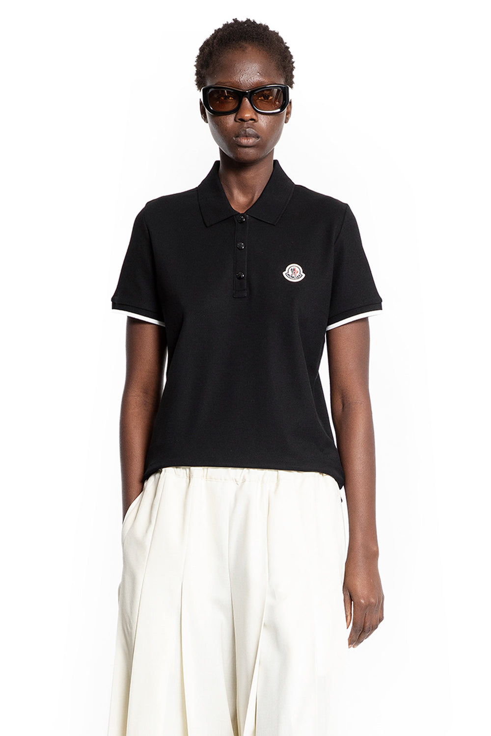 Logo Patch Cotton Piqué Polo Shirt - Antonioli.eu