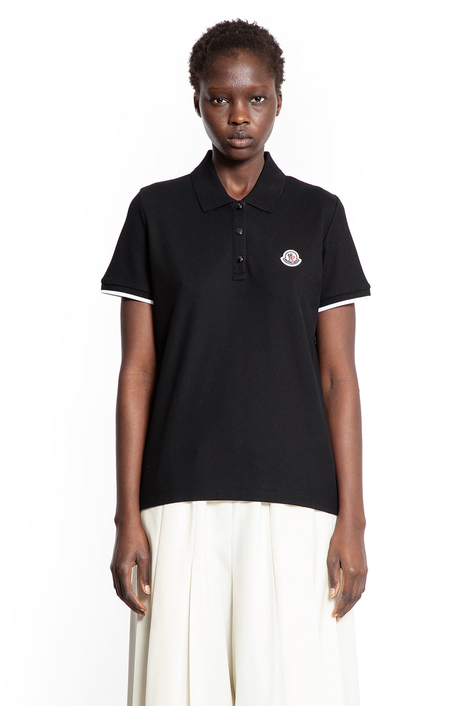 Logo Patch Cotton Piqué Polo Shirt - Antonioli.eu