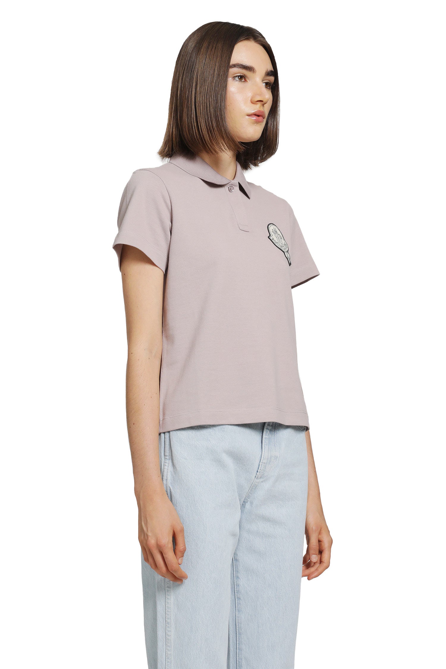 Logo Patch Polo Shirt