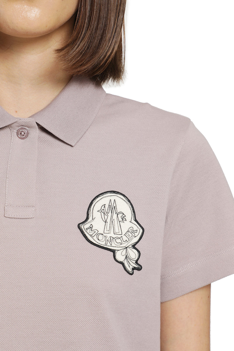 MONCLER Logo Patch Polo Shirt woman