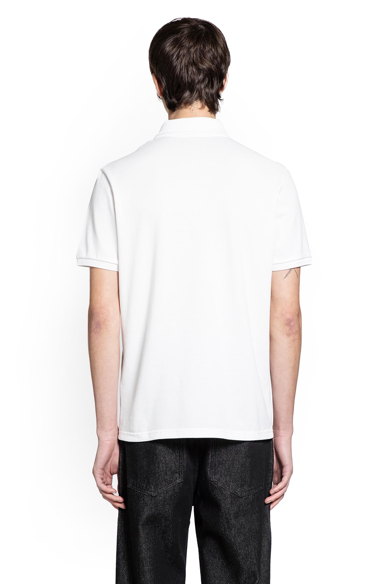 Logo Patch Cotton Piqué Polo Shirt