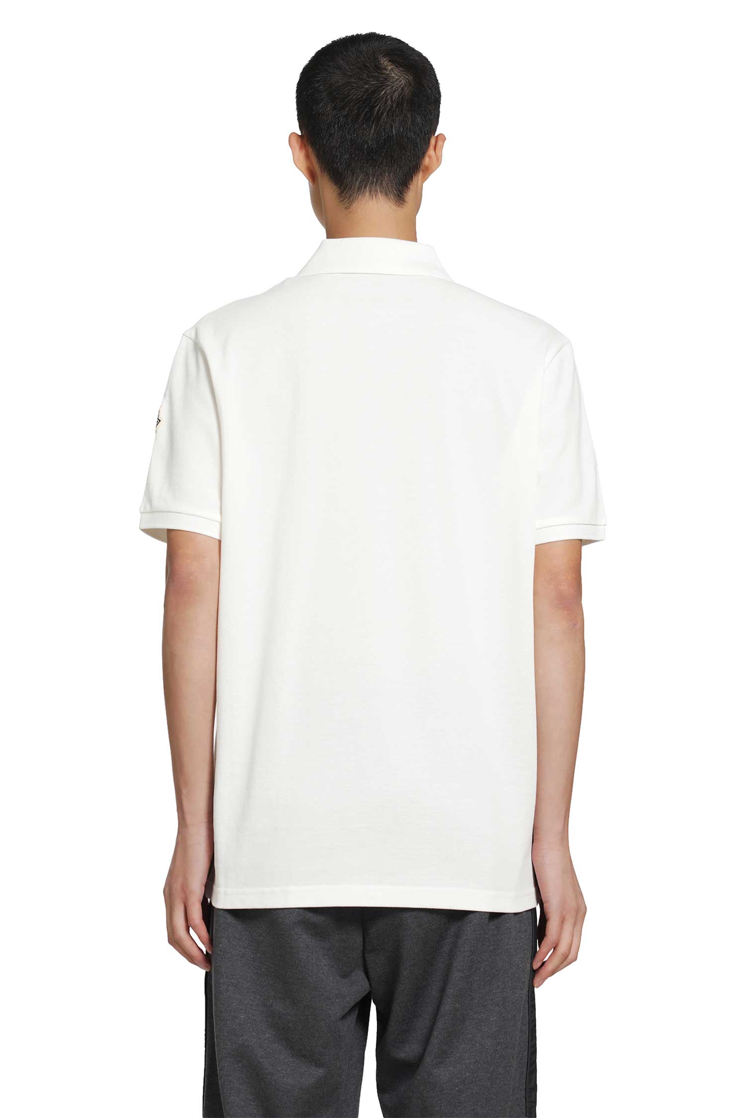 MONCLER Cotton Piquet Polo Shirt man