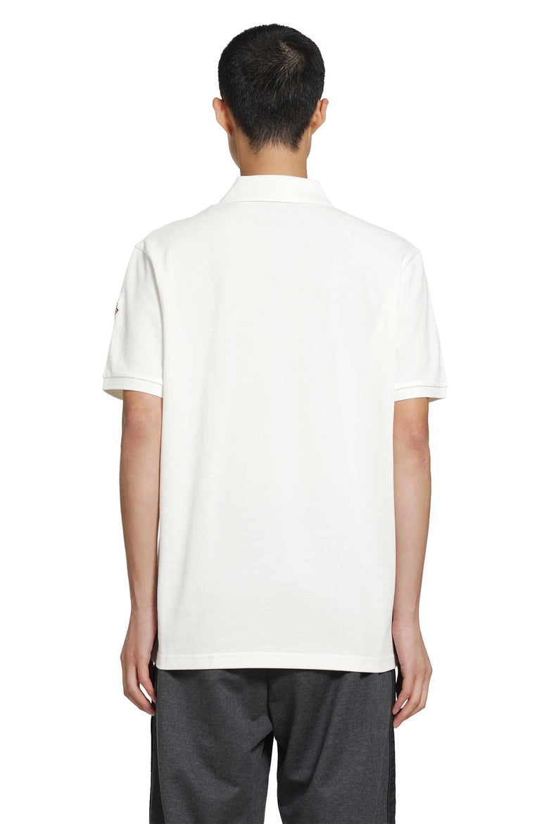 MONCLER Cotton Piquet Polo Shirt man