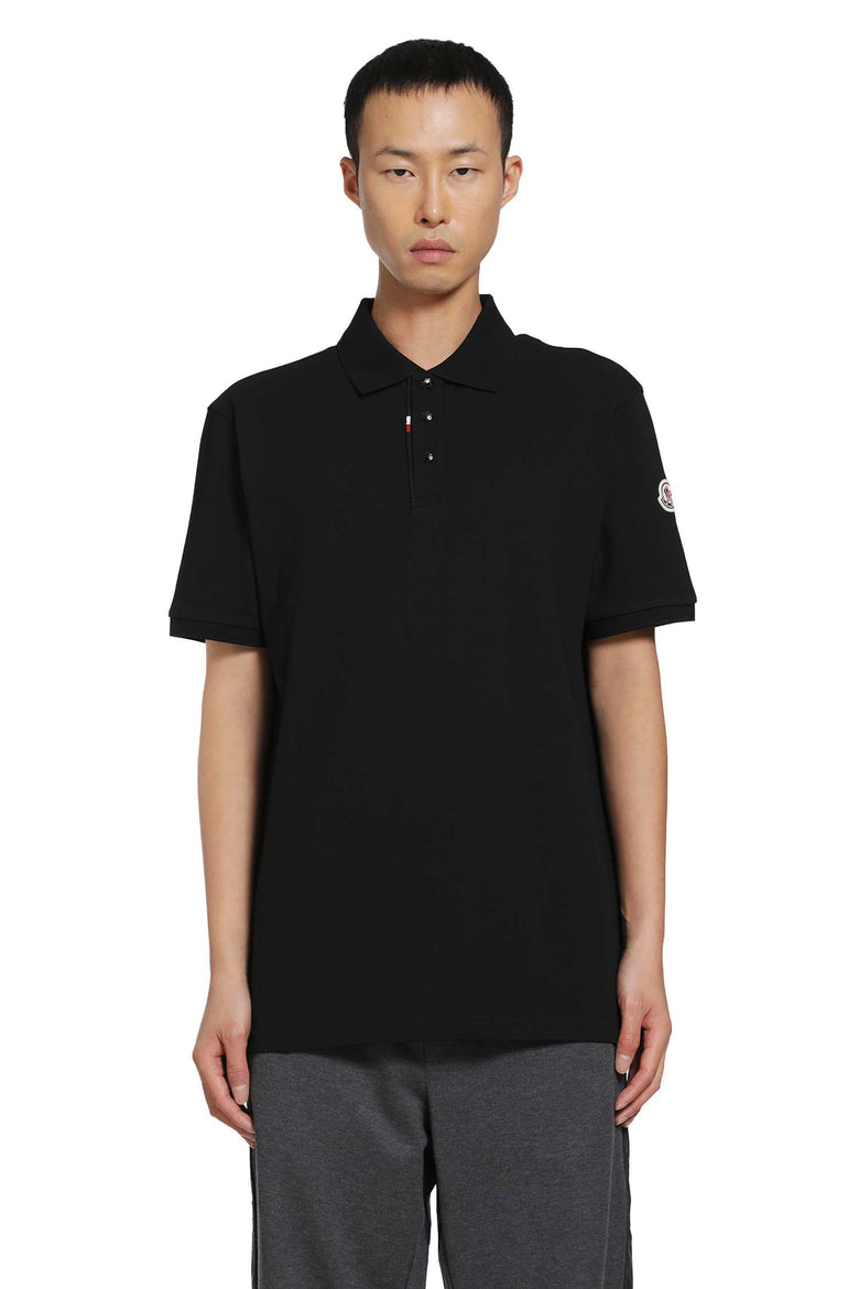 MONCLER Cotton Piquet Polo Shirt man