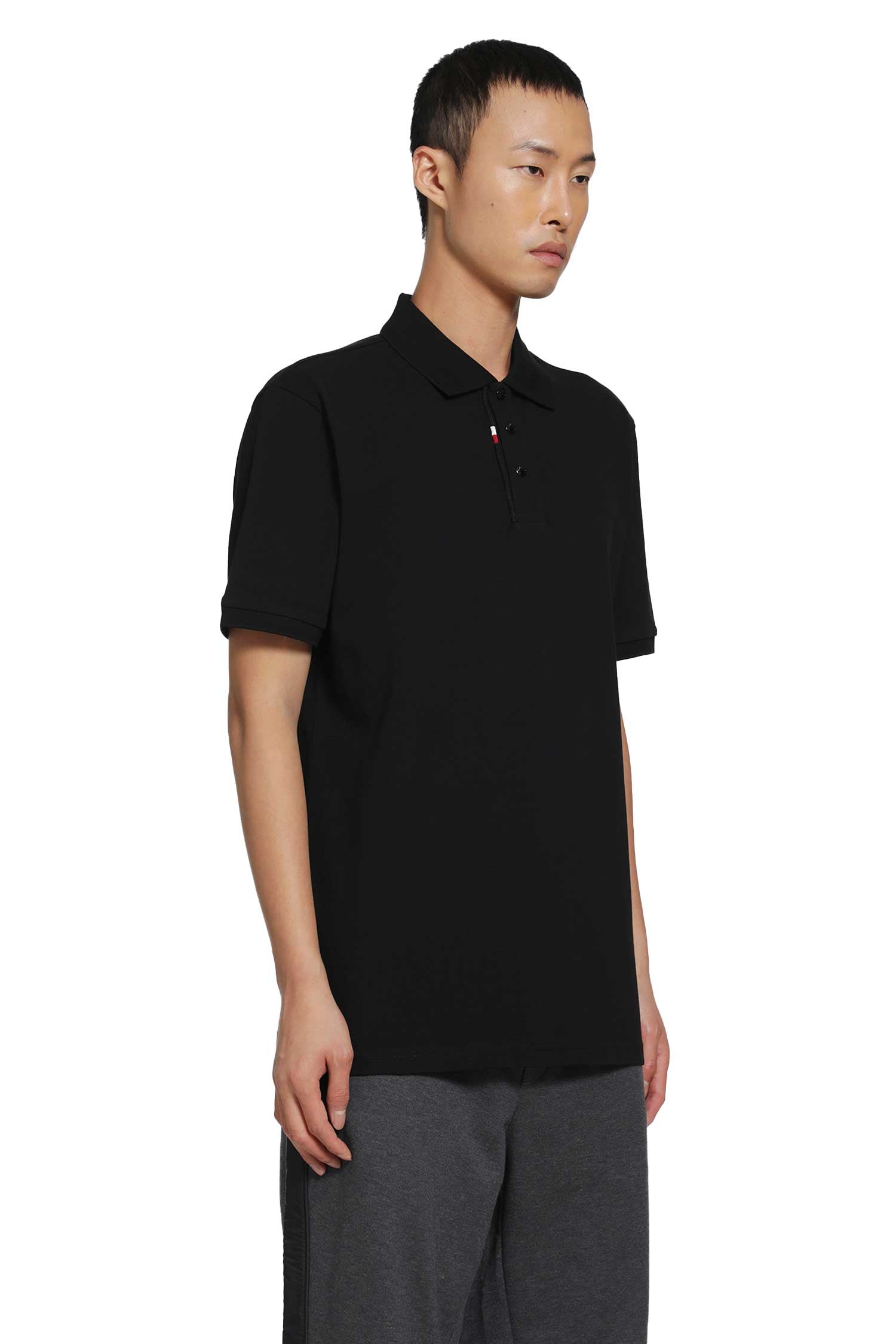 MONCLER Cotton Piquet Polo Shirt man