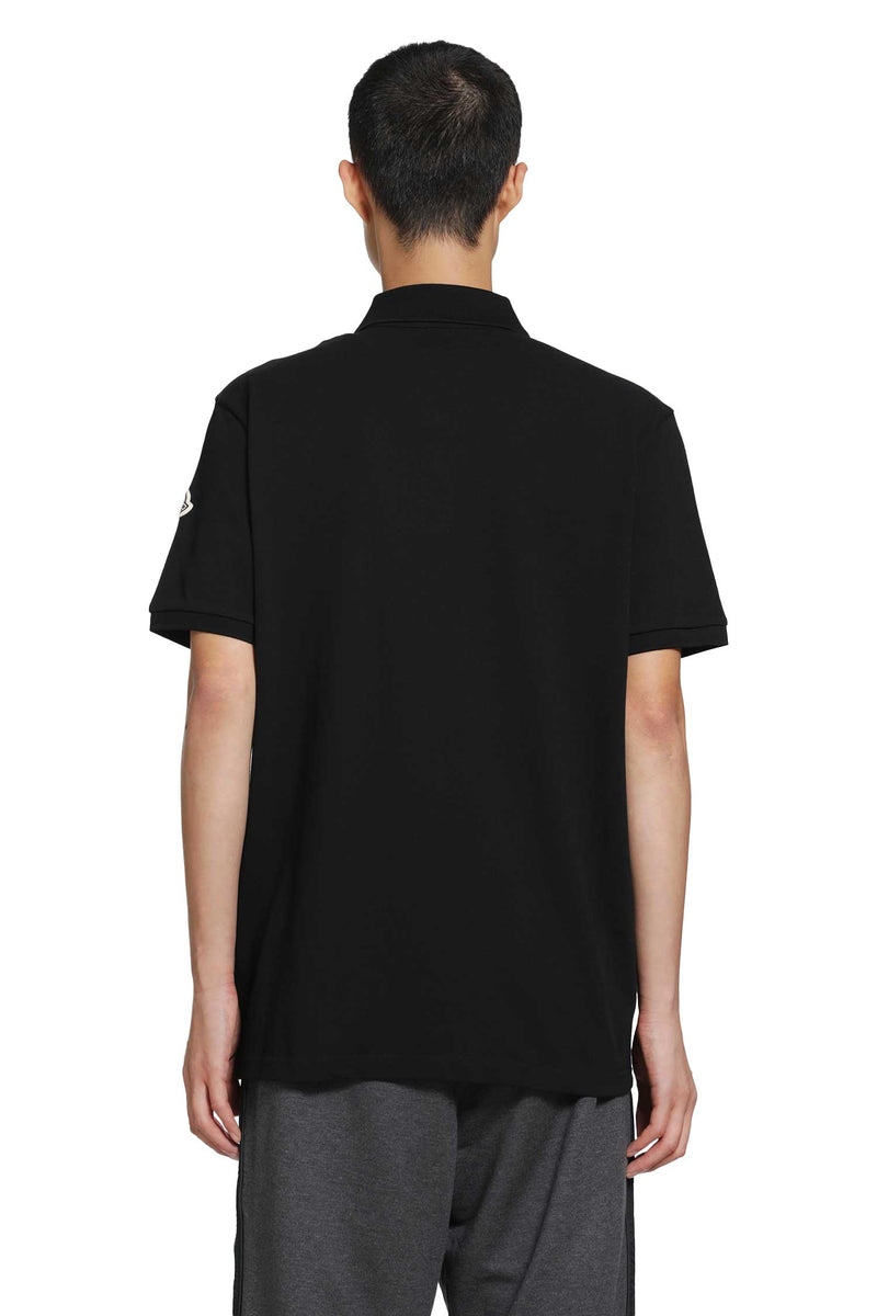 MONCLER Cotton Piquet Polo Shirt man