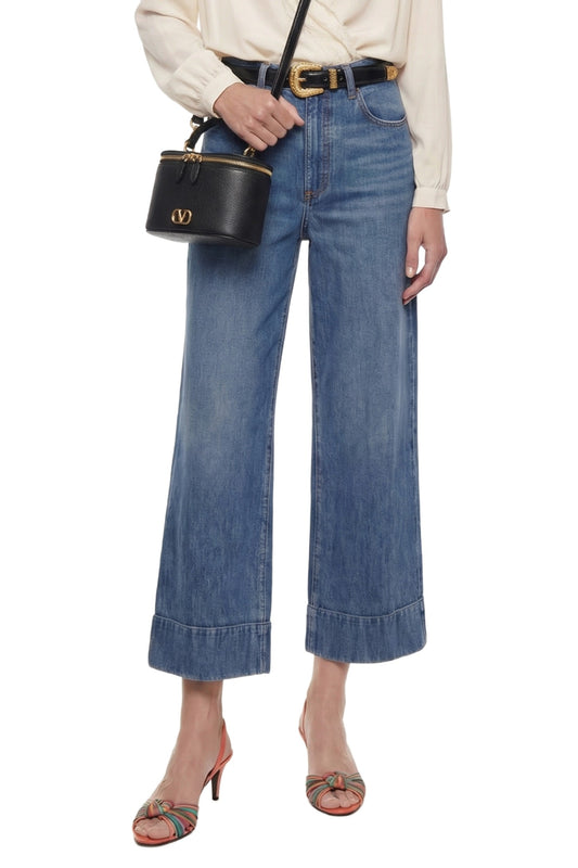 Cropped Flare Jeans