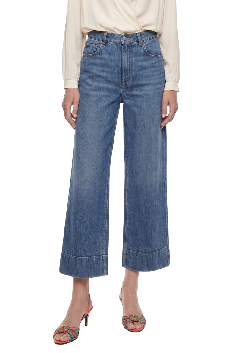 Cropped Flare Jeans