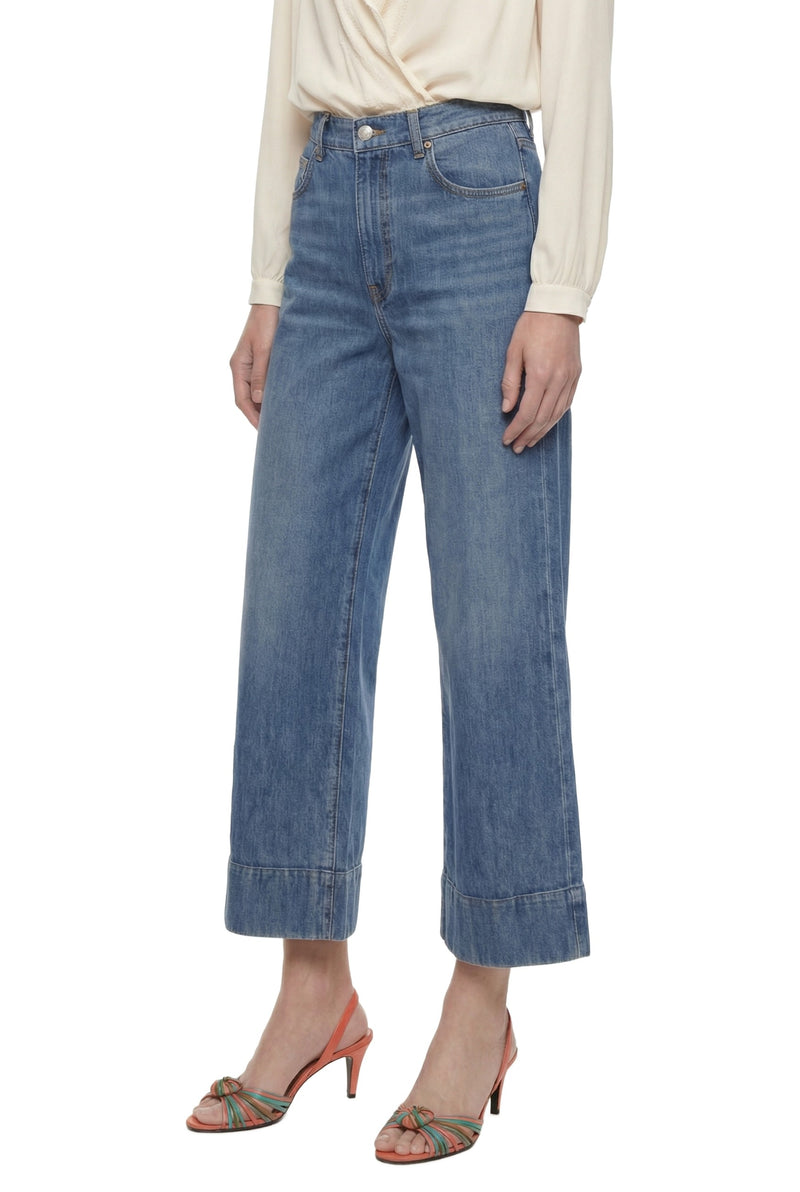 Cropped Flare Jeans