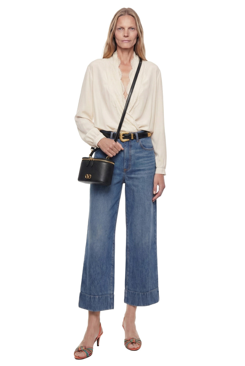 Cropped Flare Jeans