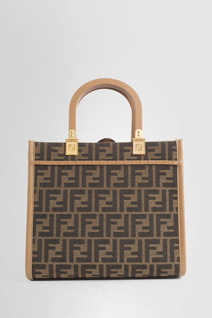 FENDI WOMAN BROWN TOTE BAGS