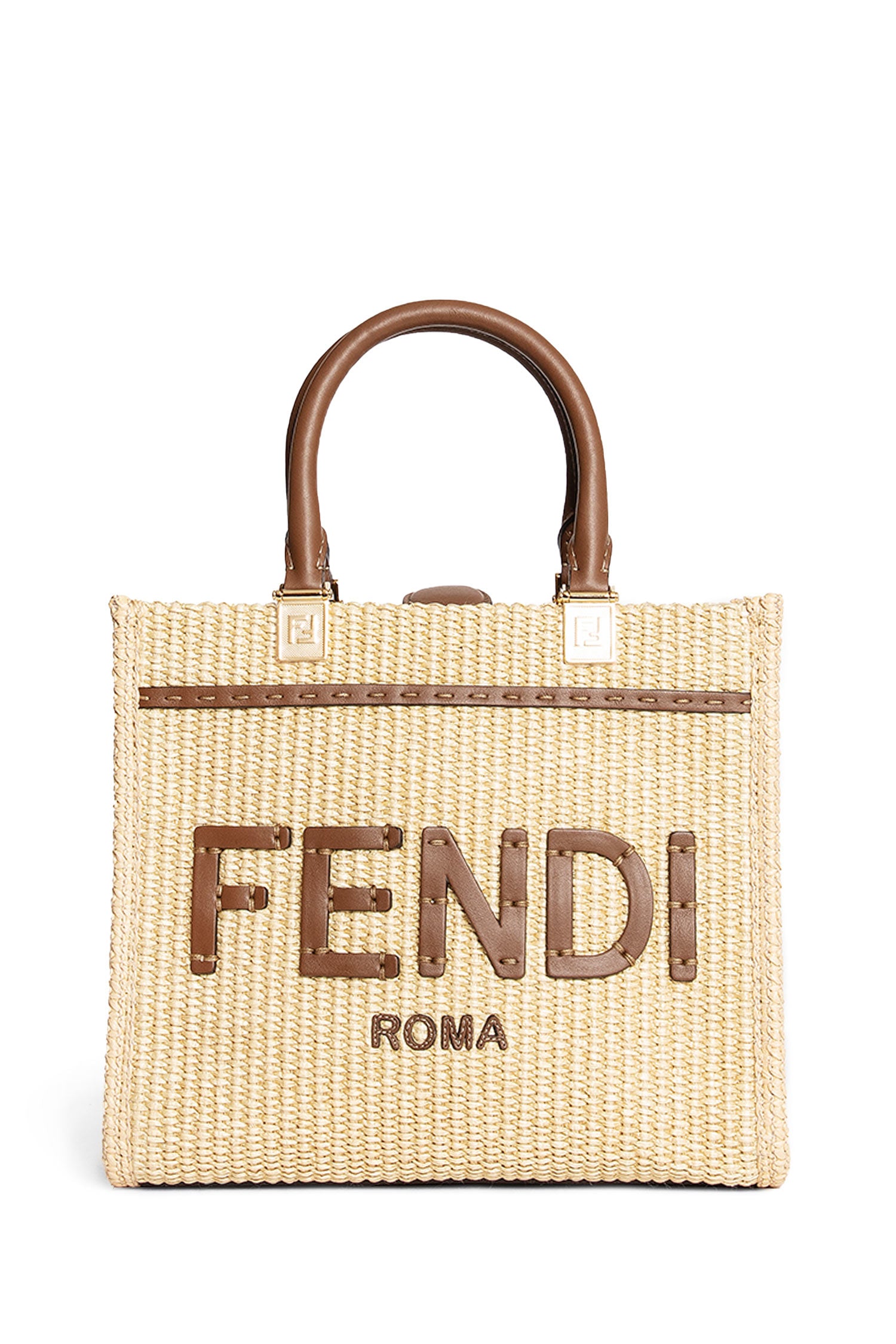 FENDI WOMAN BEIGE TOTE BAGS