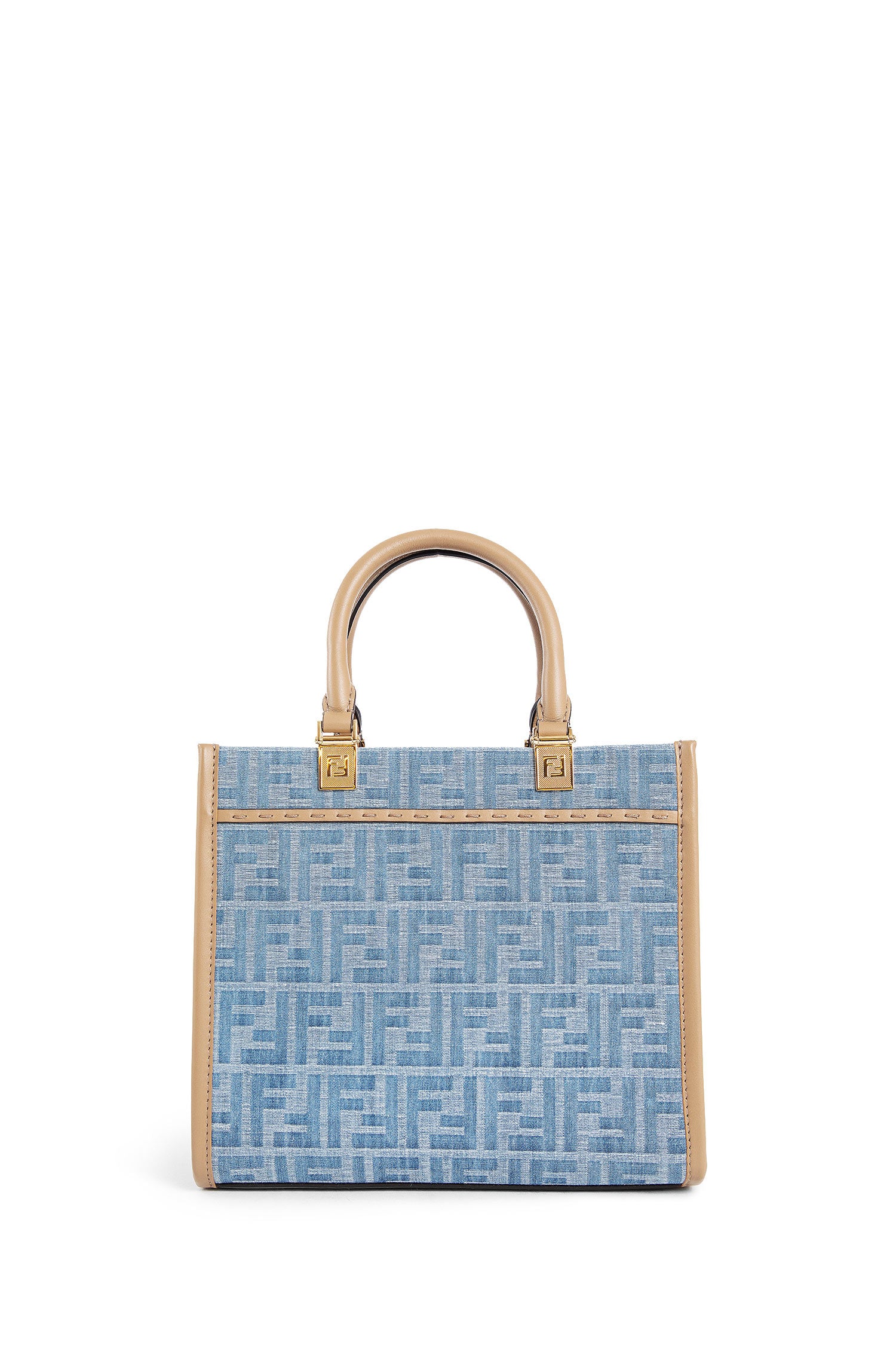 FENDI WOMAN BLUE TOP HANDLE BAGS