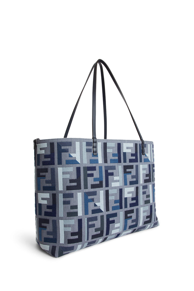 FENDI WOMAN BLUE TOTE BAGS