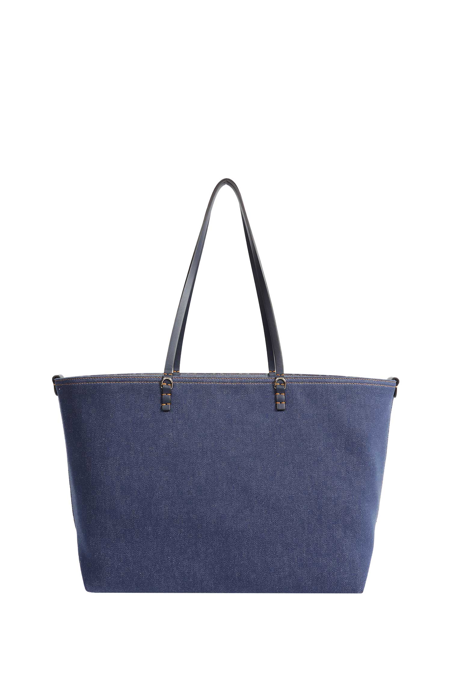 FENDI FF Denim Jacquard Reversible Tote Bag woman