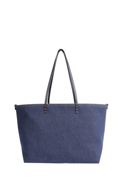 FF Denim Jacquard Reversible Tote Bag